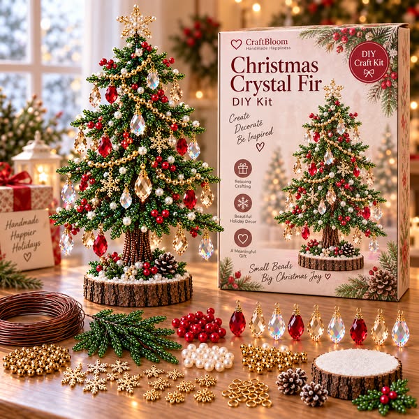 DIY Beaded Tree Kit – Decorative Bead Craft Collection