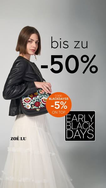 EARLY BLACK SALE Spare bis zu 50%