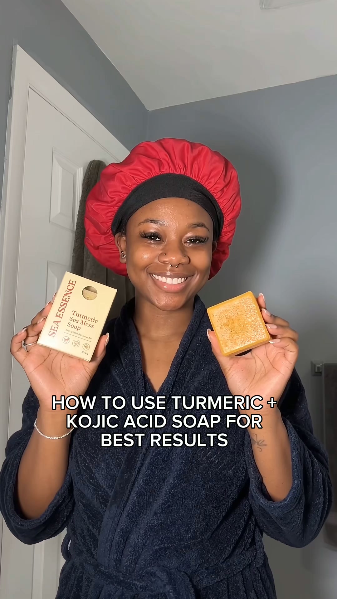 How to Use Turmeric + Kojic Acid Soap