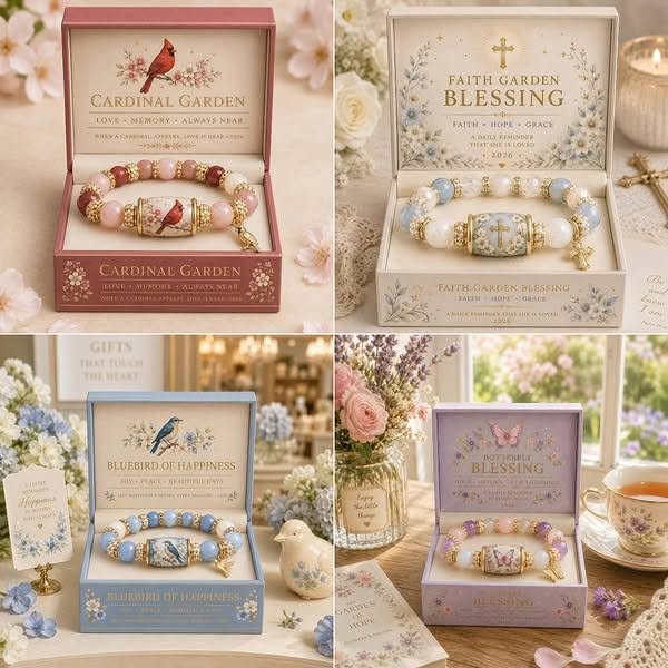 2026 Meaningful Gift Bracelet Collection Faith • Hope • Healing • Love • Remembrance • Protection • Peace • Joy