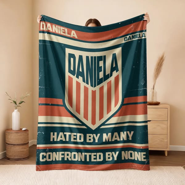Personalized Name Blanket