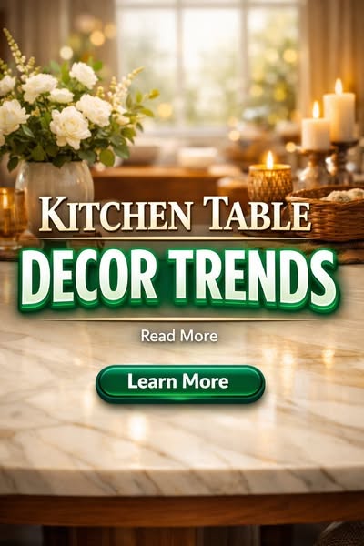 Kitchen Table Decor Trends Editors Love