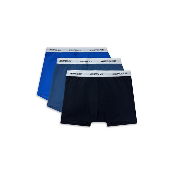 Aimora 3 Pack Boxers True Navy/Electric Blue/Cobalt Blue