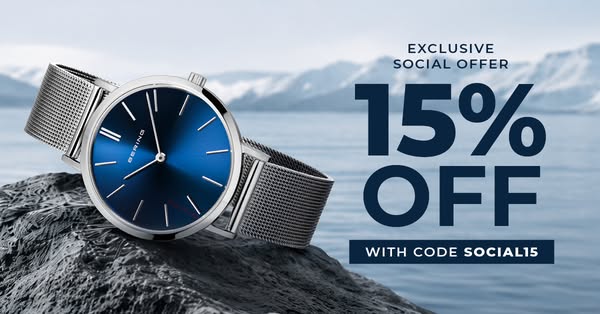 Exclusive 15% Off with SOCIAL15