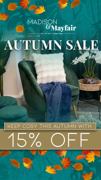 The Autumn Sale: Enjoy 15% Off Sitewide!