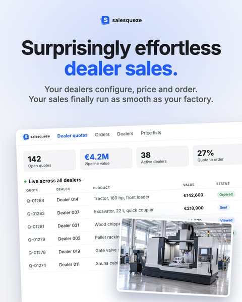 Surprisingly effortless dealer sales