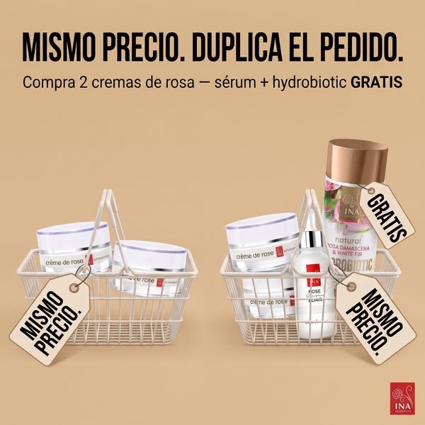 Compra 2 cremas, sérum y Hydrobiotic de regalo