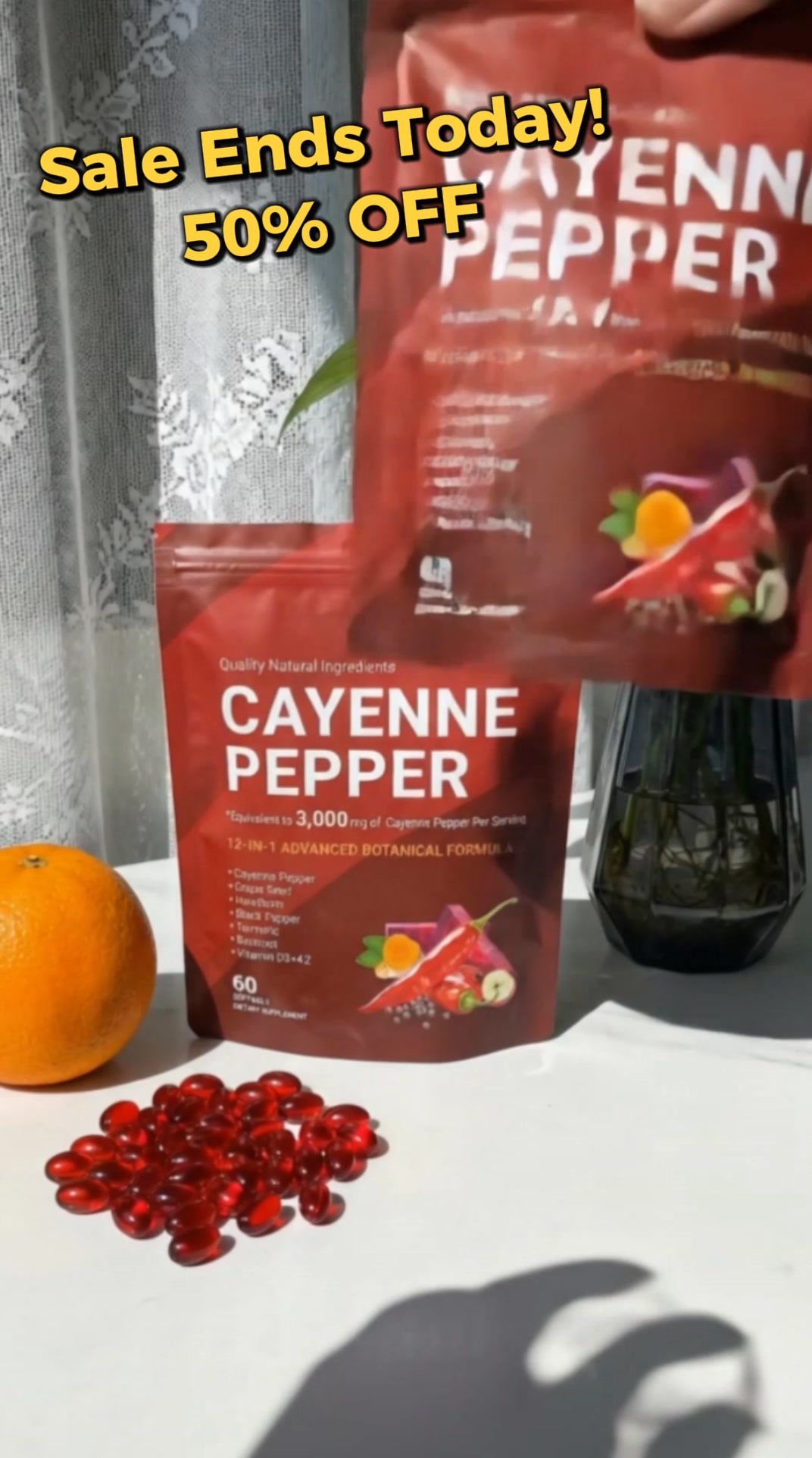 Ancient Cayenne Formula to Support Healthy Circulation & Heart Function