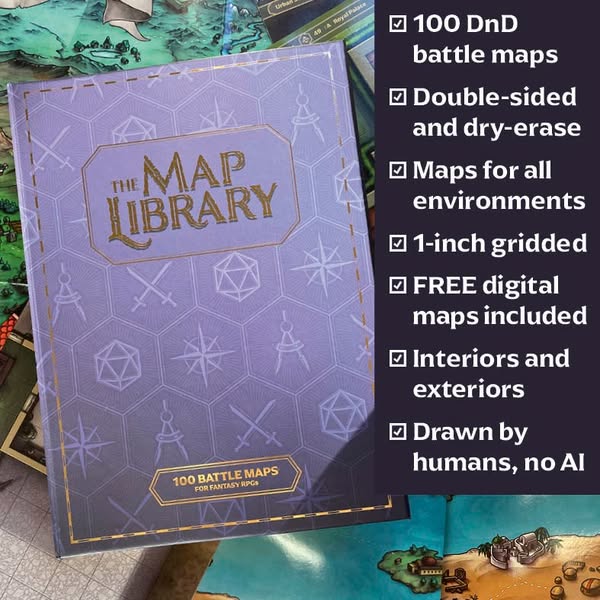 Award Winning DnD Maps