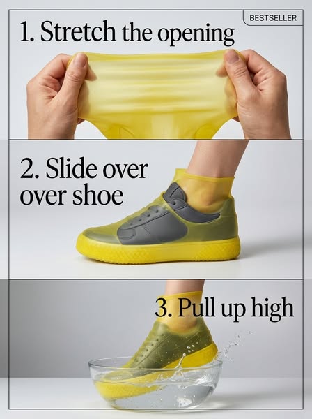 Outdoor Silicone Waterproof Shoe Cover