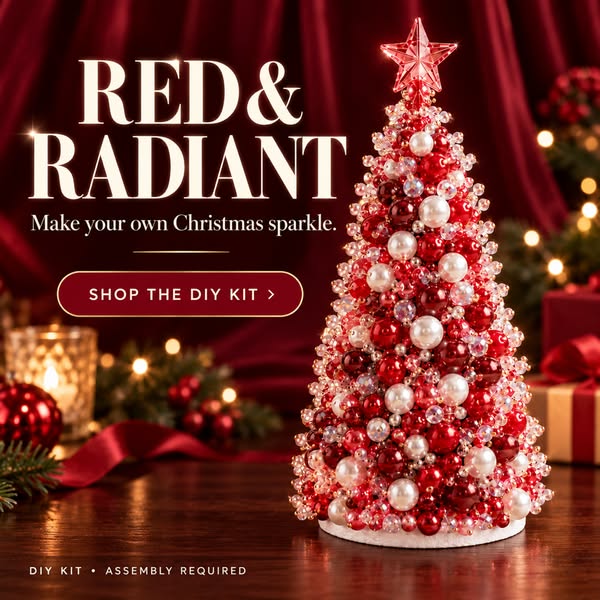 Mini Beaded Christmas Tree DIY Kit
