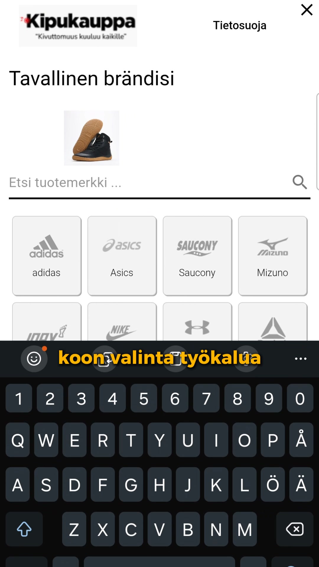 Näin mittaat jalkasi kahdessa minuutissa