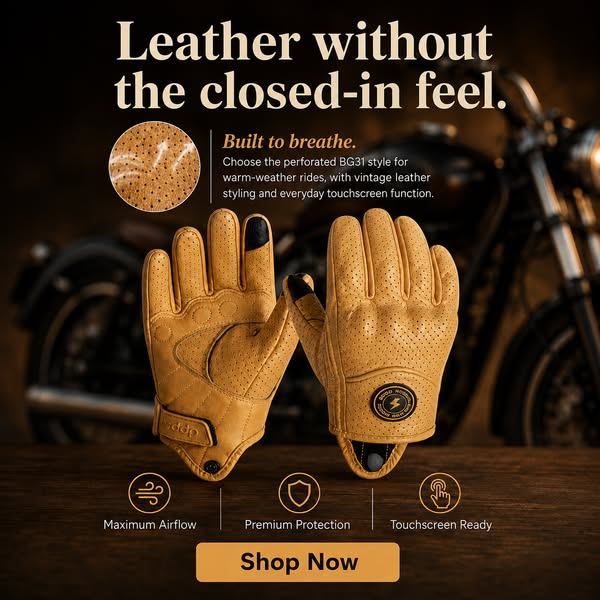 Vintage Leather Built For The Ride