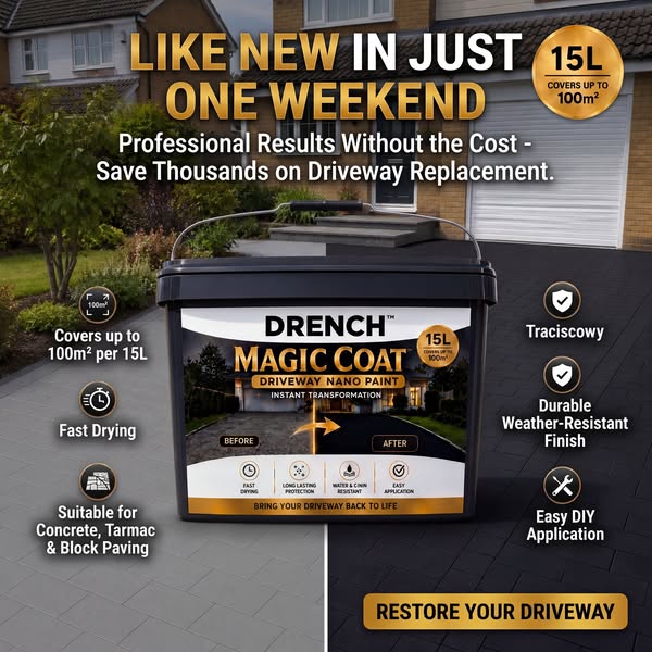 DRENCH™ Magic Coat Driveway Paint