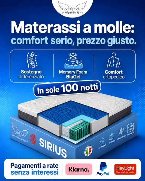 Il materasso che sostiene davvero la tua schiena