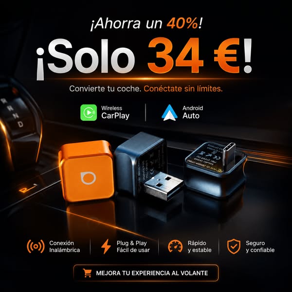 OTTOCAST mini cube 3.0 Adapter - Cosmic Orange
