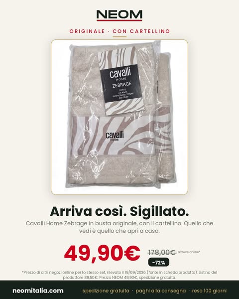 Originale, sigillato, con cartellino