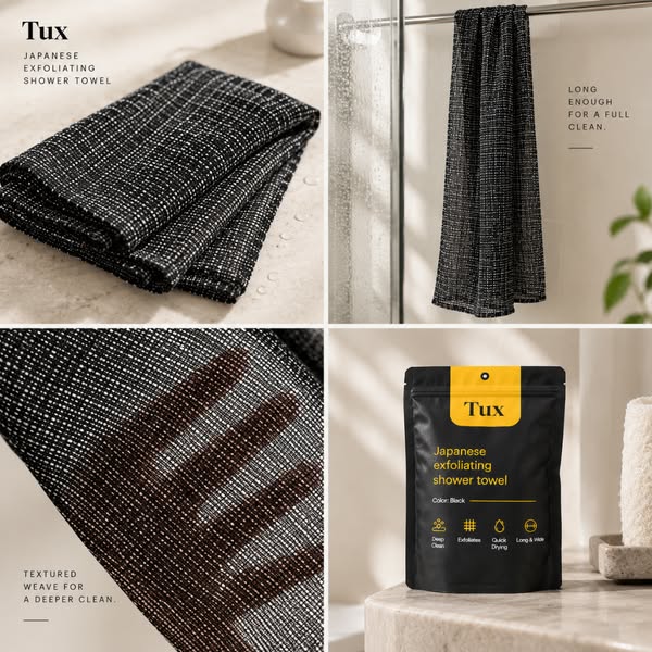 Tux Shower Towel