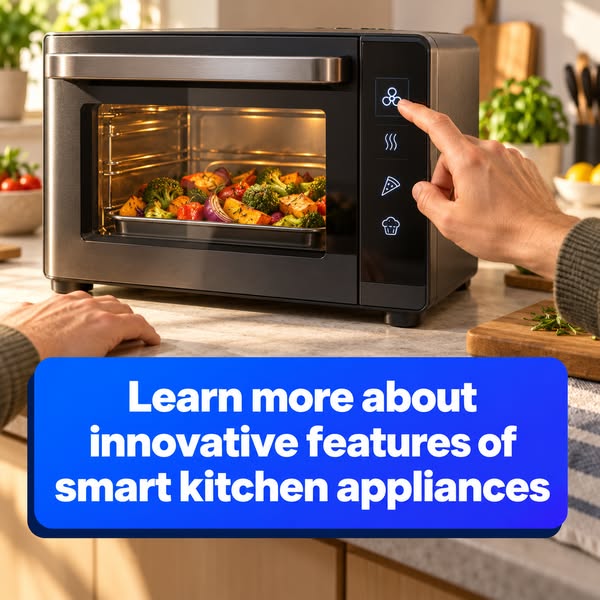 Learn more about innovative features of smart kitchen appliances