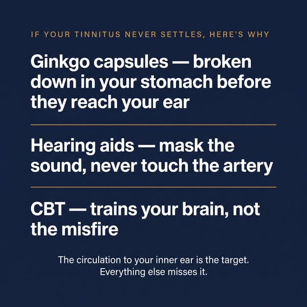 After 20 Years Of Tinnitus, Ken Finally Slept.