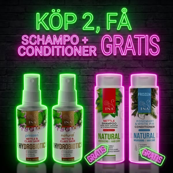 Köp 2 och få schampo och balsam på köpet