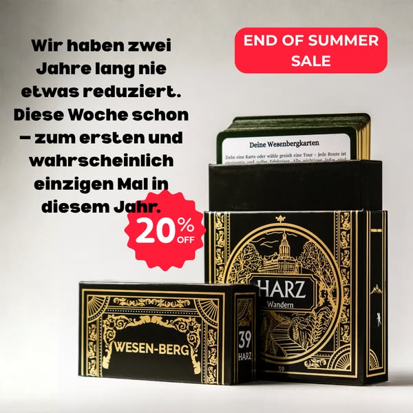 20% Rabatt – einmalig in 2 Jahren