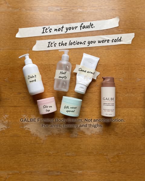 Not another lotion. Not sitting on top.