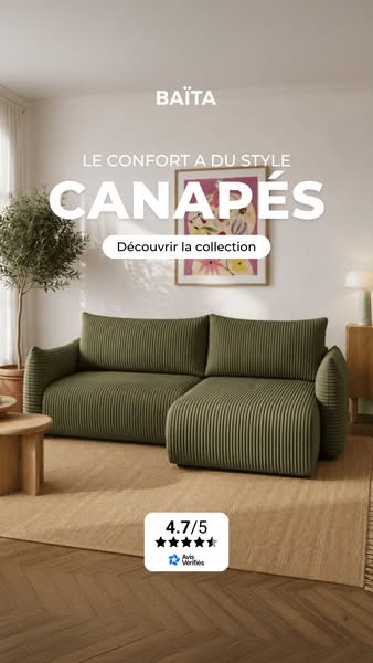 Découvrir nos canapés