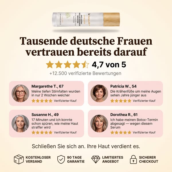 Sie schauen in den Spiegel und etwas tut weh.