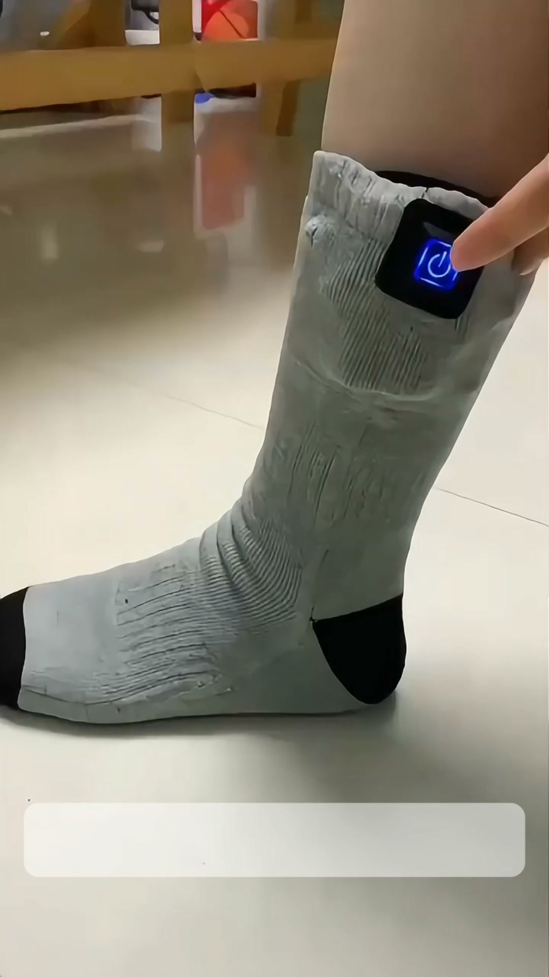 Chaussettes d’hiver chauffantes électriques résistantes à l’eau