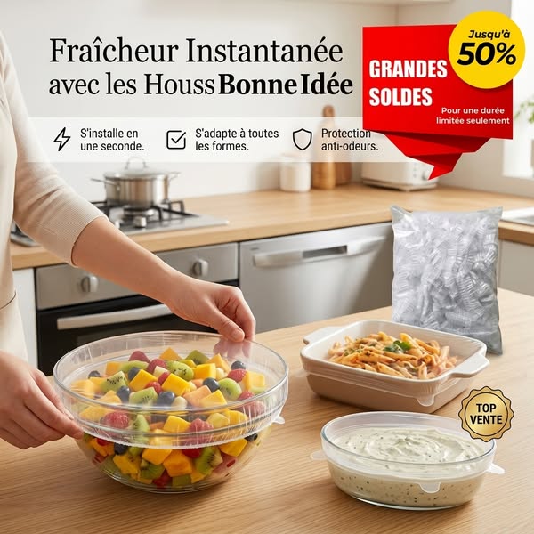 Nouvelles - Housses alimentaires jetables de conservation