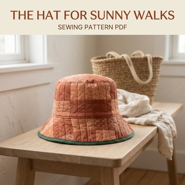 Straight lines, even on a hat