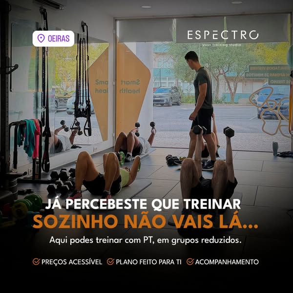 Nunca mais treinas sozinho
