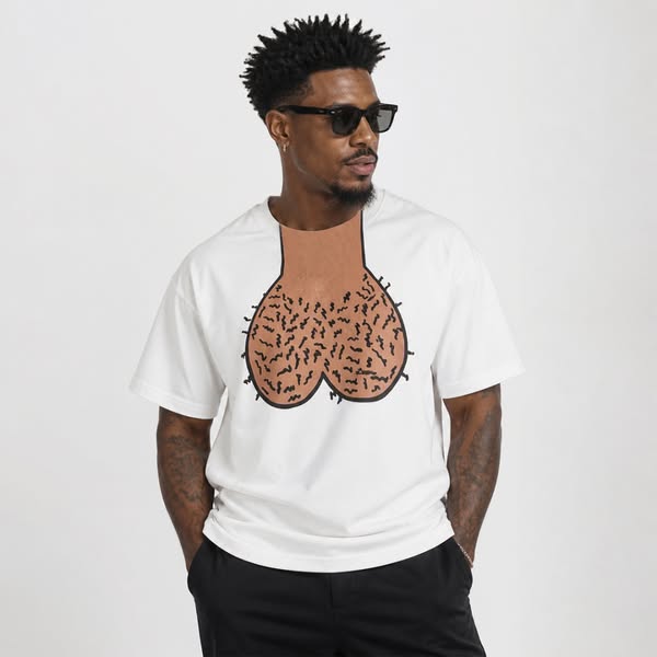 Instant Six-Pack? Get The Hairy Chest Tee!