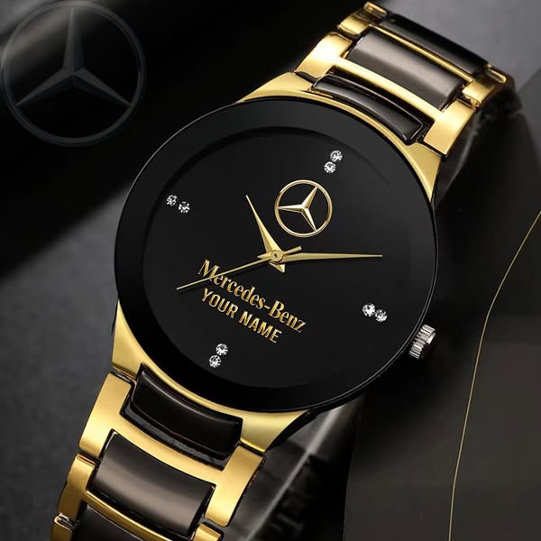 Mercedes Elegant Design Custom Name Watch