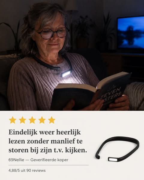 Jouw licht. Niet dat van de hele kamer.