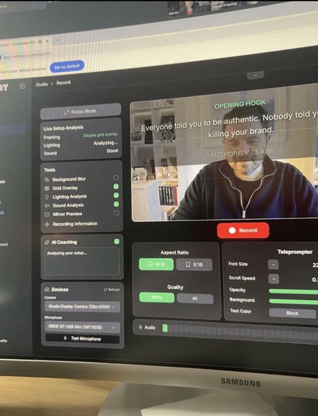 Plan, script, record, edit, publish - in one place.