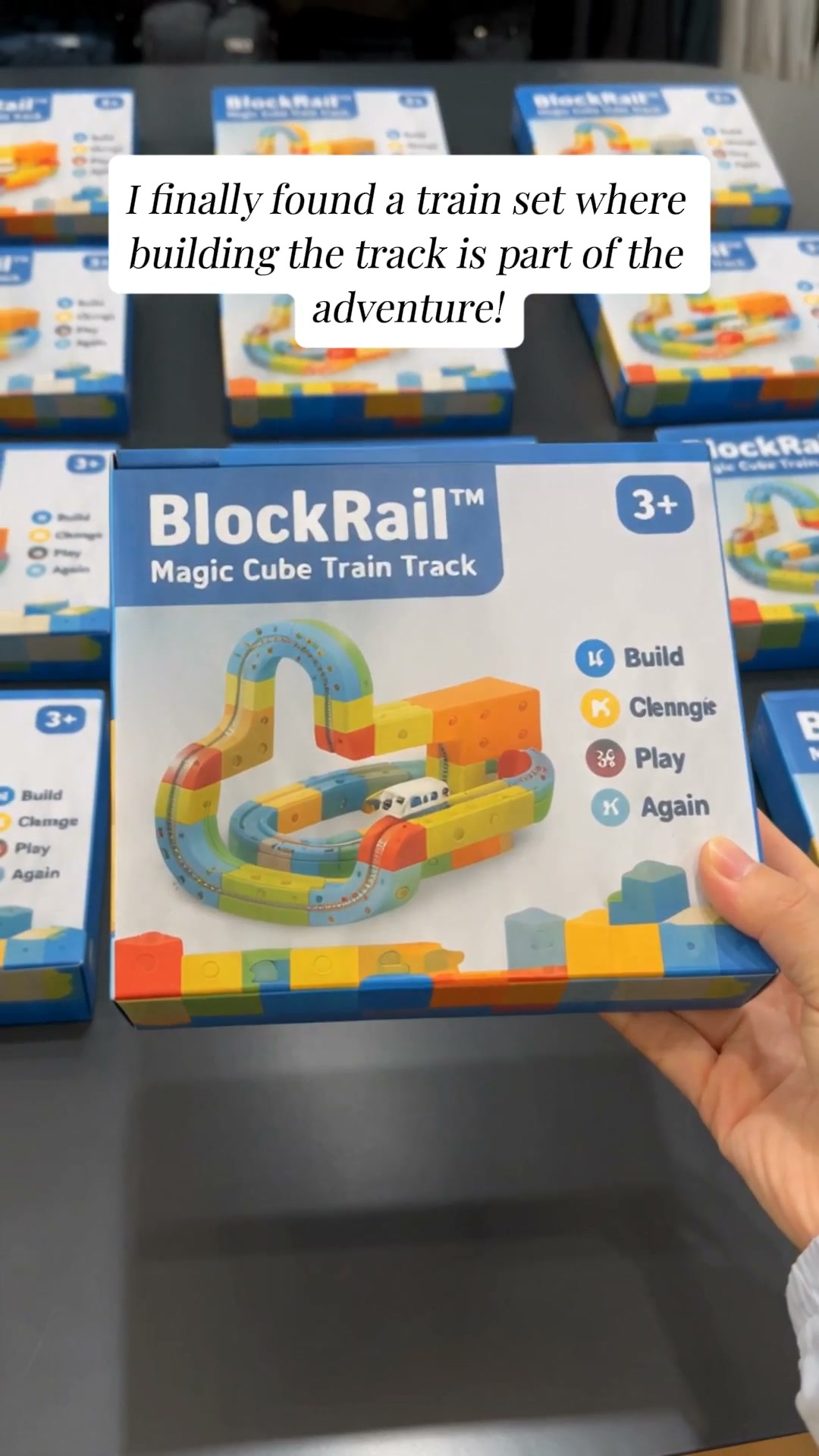 BlockRail™ | Magic Cube Train Track