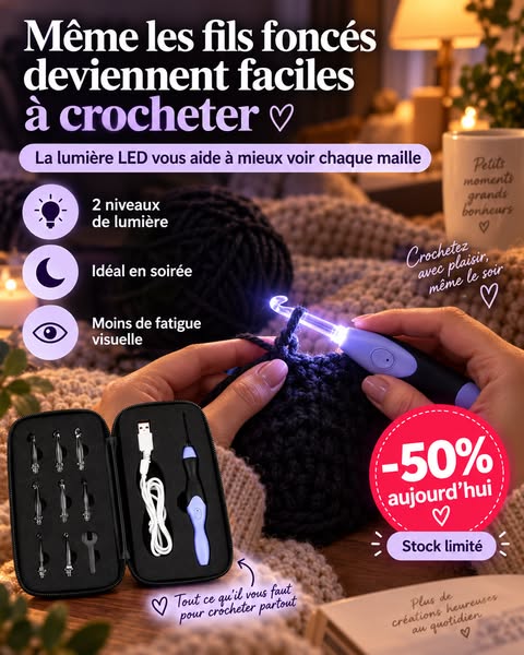 Crochetez dans n'importe quelle condition