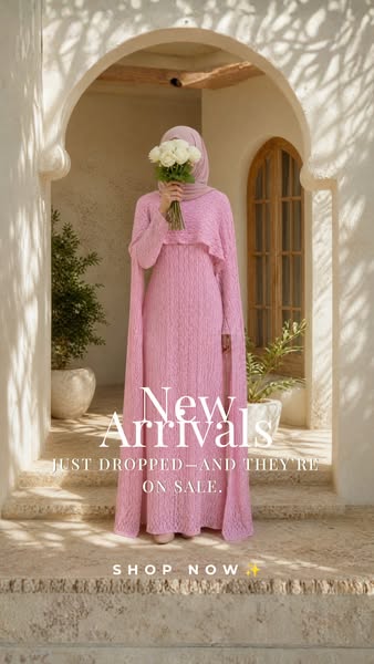 FALL SALE: Elegant Cape Abaya