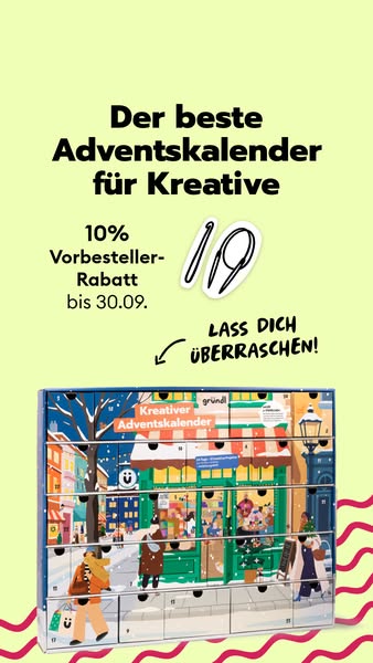 Kreativer Adventskalender zum Stricken & Häkeln