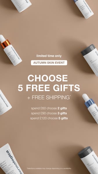 Choose your free Dermalogica gifts.*