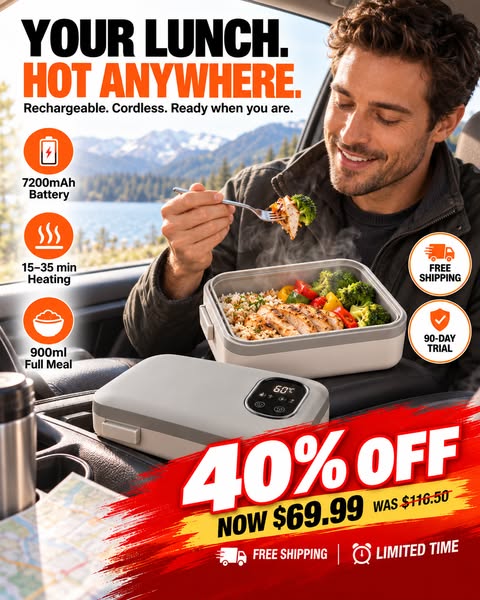 Hot Meals Anywhere, Anytime!