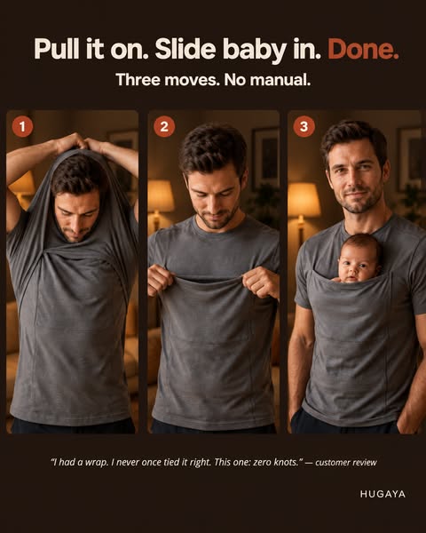 Three moves. No manual.