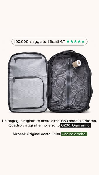 Airback | Fino al 50% di spazio in più