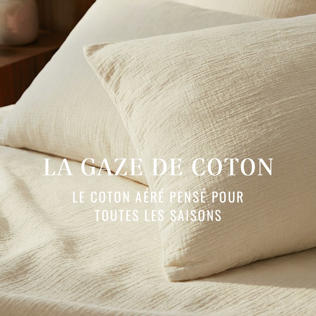 Gaze de coton : légère & douce