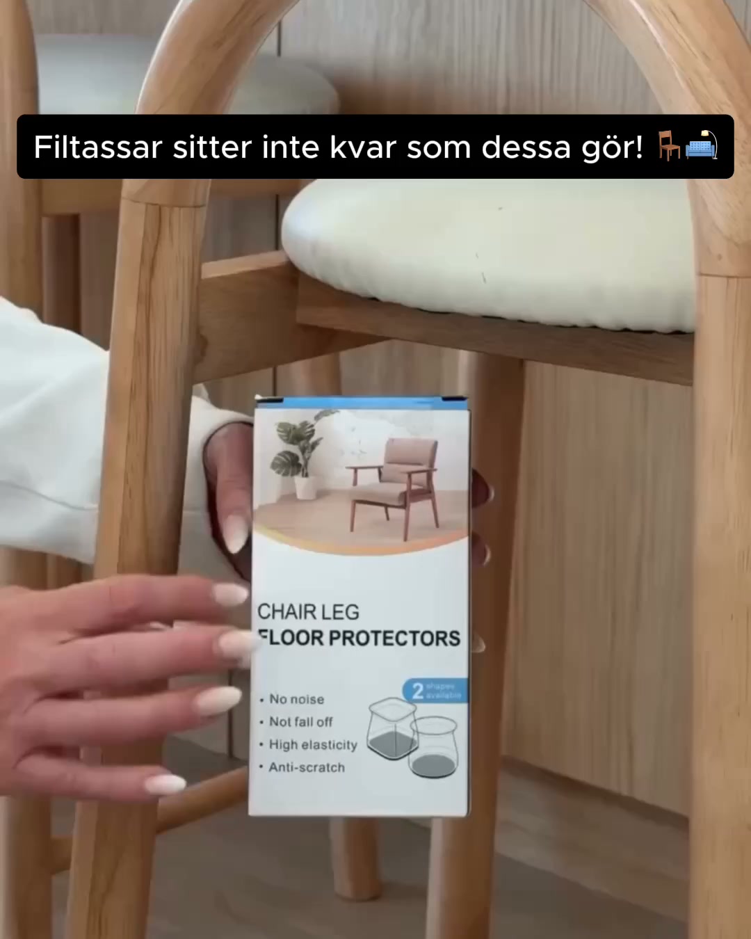 Skyddar golv från repor och märken