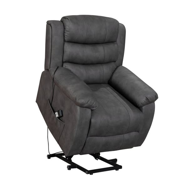 Free Delivery Dual Motor Electric Willow Fabric Rise & Recliner 1 Seater Sofa / Armchair