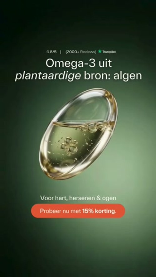 Omega-3 uit algen, zonder vis