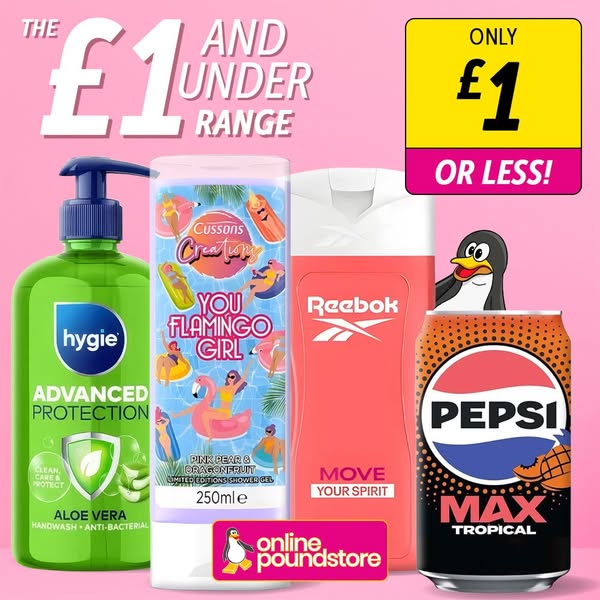 The £1 & Under Range!